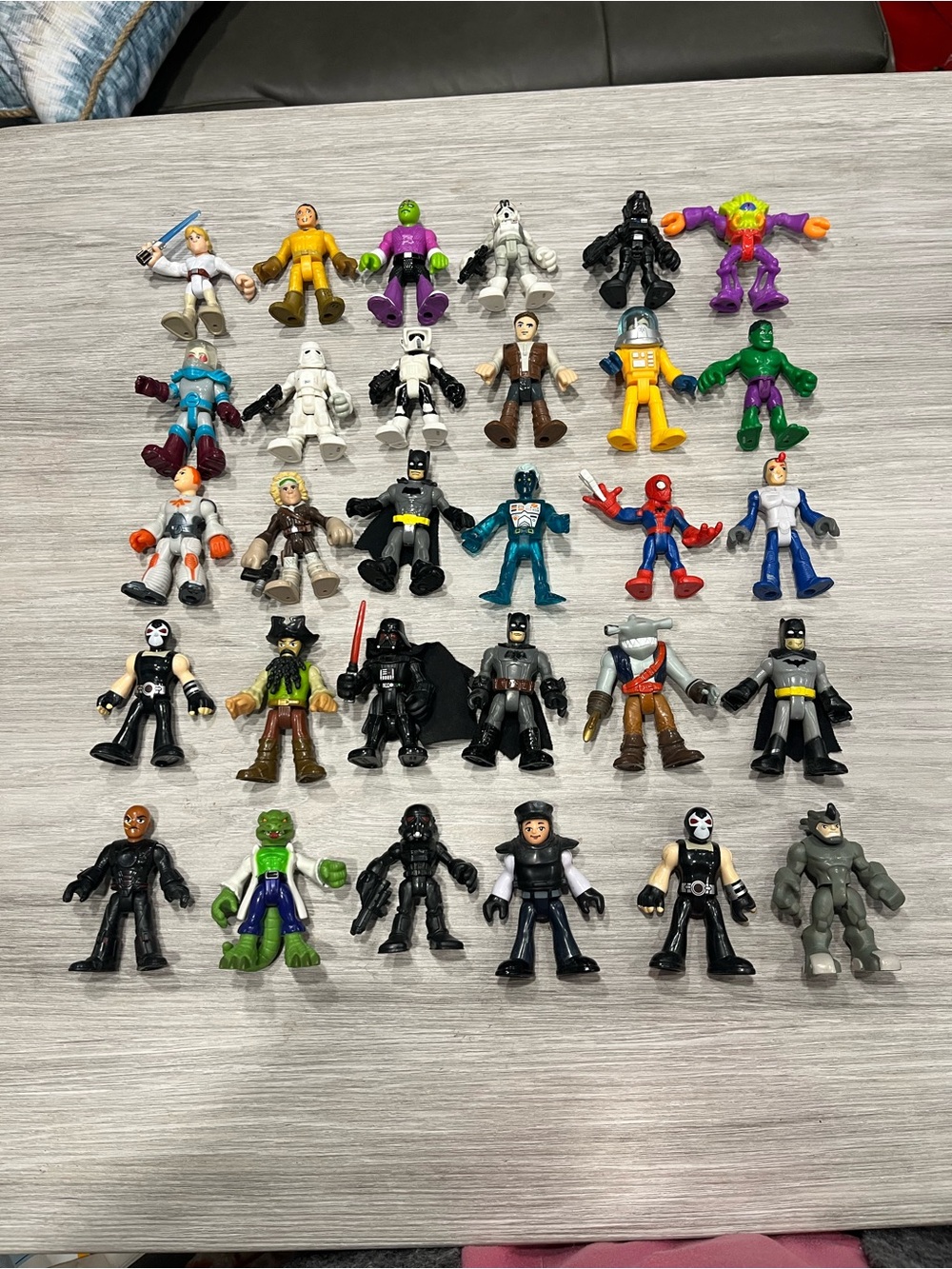LOT (30) Fisher-Price Imaginext DC Super Friends, Star Wars And More